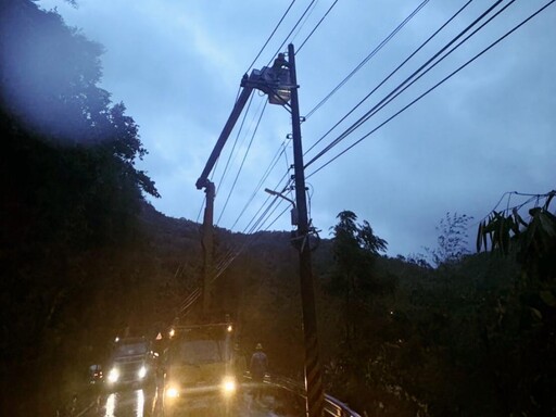 強颱凱米造成新竹停電31,038戶 台電新竹處全力搶修復電率99.9％