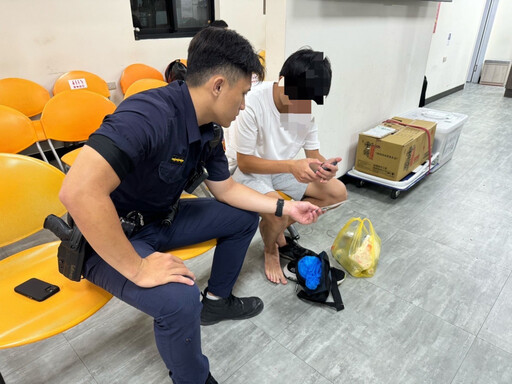 15歲中學生颱風夜南下訪友迷路 熱警提供食物協助購票返家