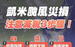 強颱凱米災損 30日內可申請租稅減免