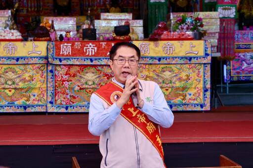 臺南市長黃偉哲出席「普渡集中辦、紙錢集中燒」記者會