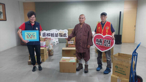 榮服處結合劍湖山慈光寺 愛心物資慰助年邁榮民眷