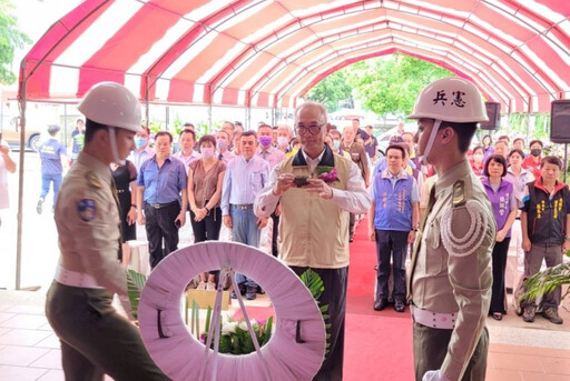 輔導會陳進廣主持彰化榮服處乘鶴堂國軍忠烈祠秋祭 悼念先烈英靈