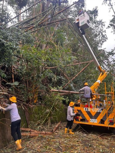 台電高雄、鳳山區處攜手強韌電網 今年比去年同期停電減少