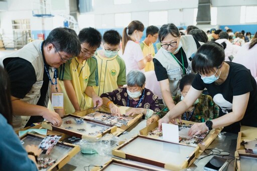 金門樂活學堂運動會拼圖同樂熱鬧登場