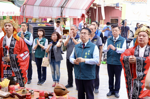 台灣首廟天壇「功德迴向祈安」法會 黃偉哲感謝市民力行紙錢減量燒、以功代金