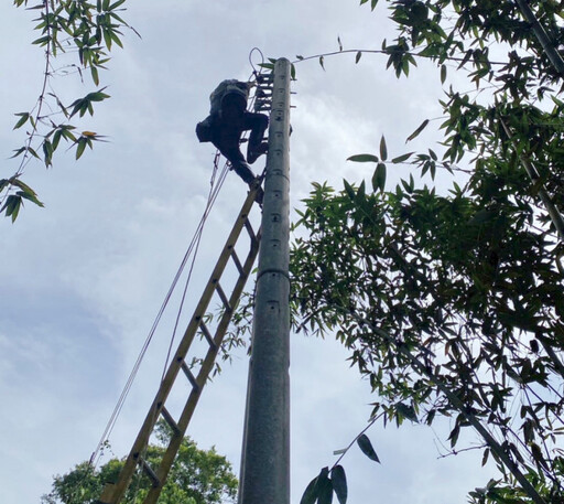 山陀兒颱風造成新竹地區大小停電事故 台電新竹全力搶修今晚6點皆已復電