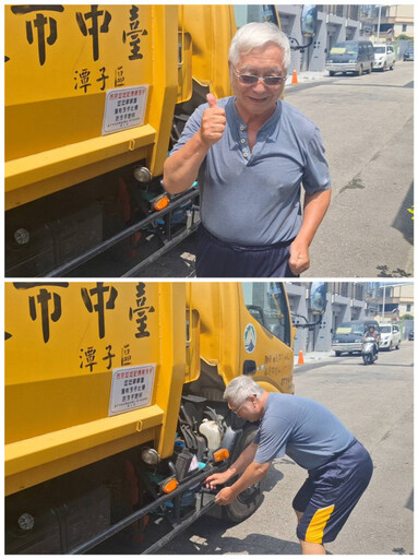 全國首創！中市垃圾車加裝「行動洗手桶」 便民貼心保清潔