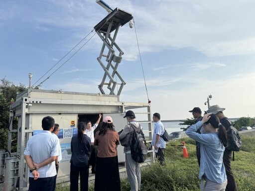 國海院與地方單位合作 建立安平離岸流即時監測系統