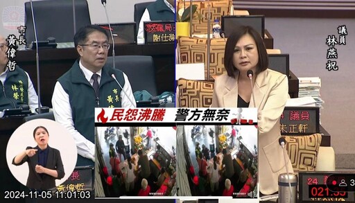 林燕祝怒批市府無能 騎樓違停取締拉高警民仇恨值 要求市長盡速公告