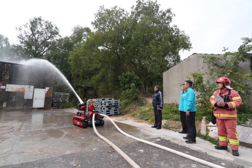 科技救災再添利器 消防機器人投入金消救災行列