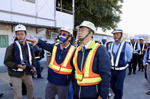 臺南市長黃偉哲陪同立院考察臺南鐵路地下化工程 期許早日通車讓市民生活更便利