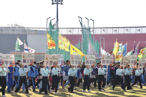 臺南市113年市運開幕 黃偉哲勉勵選手全力以赴迎接全中運挑戰