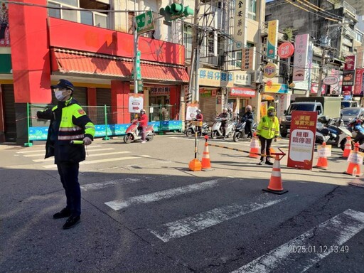 年貨大街熱鬧滾滾 桃警宣導114年加強重要節日安全維護