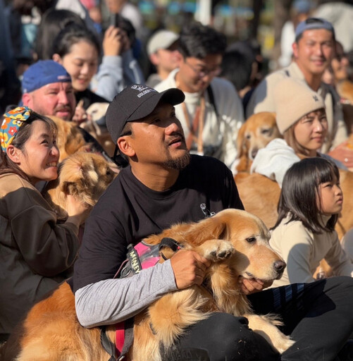 300隻黃金獵犬齊聚台灣！ 作家韓承志同步分享與愛犬MONEY的「黃金之旅」