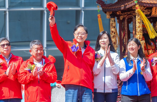 景福宮開漳聖王文化季遶境踩街 張善政：持續支持傳統民俗活動