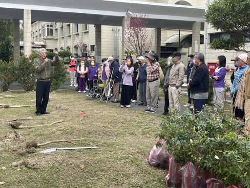 中彰榮家響應植樹節 攜手植樹 綠意盎然