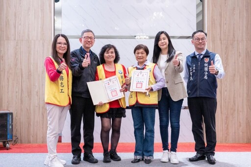 桃警桃園志工中隊績優志工表揚 王明鉅肯定協力守護治安