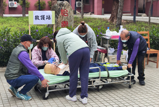 彰化榮家上半年消防演練逼真 強化緊急應變能力