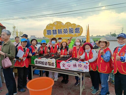 大甲媽祖遶境 雲林榮服處為榮民眷送愛祈福 傳遞溫暖
