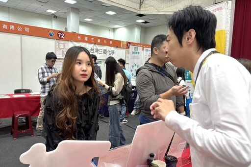 近百企業齊聚中華大學徵才博覽會 逾3千職缺科技、營造熱門焦點