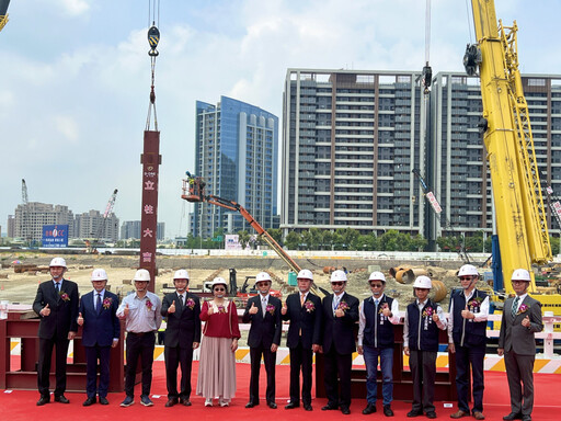 全台最大購物中心「D-ONE第一大天地」4/30立柱 中市經發局:115年完工打造亞洲商業新地標