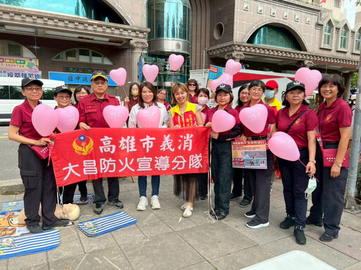 愛的心跳母愛閃耀 大昌消防隊防火宣導結合CPR教學