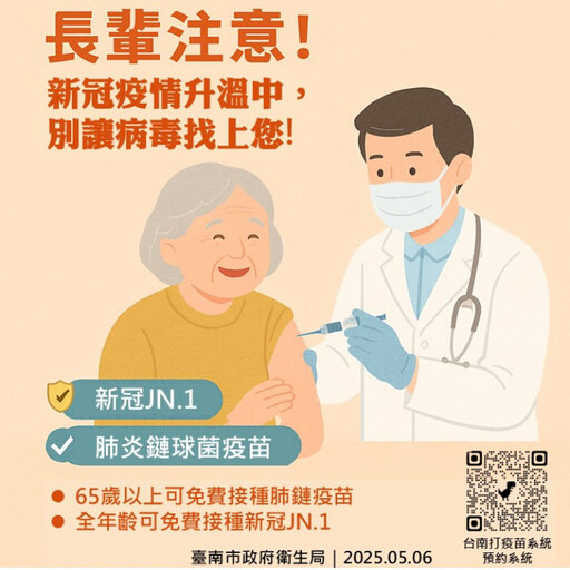 新冠升溫!速接種JN.1與肺炎鏈球菌疫苗護健康!