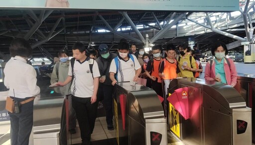 高鐵台南站讓啟聰師生圓夢 寓教於樂臺北行