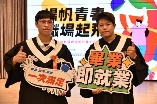 學經歷雙收 勞動部雙軌生畢業即就業