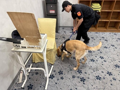 警犬出擊！ 助世壯運高爾夫球安檢一臂之力