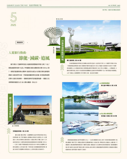 《魚頭君帶路》 入夏旅行指南-節能、減碳、追風