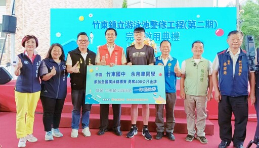竹東鎮立游泳池試營運至5/31日 竹東鎮民享免費、非竹東鎮民半票優惠