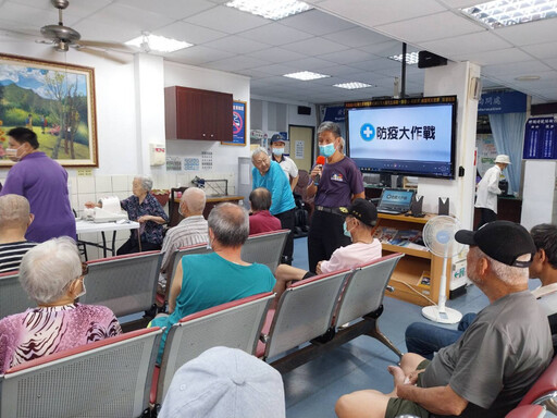 彰化榮家住民接種JN.1新冠疫苗 免外出健康有保障