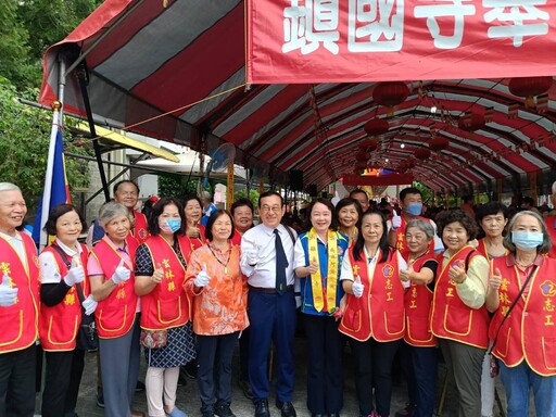 雲林榮服處參加集集鎮國寺獻供大典 為榮民眷祈福