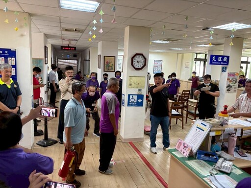 中彰榮家自衛消防編組演練 提升家區防災意識