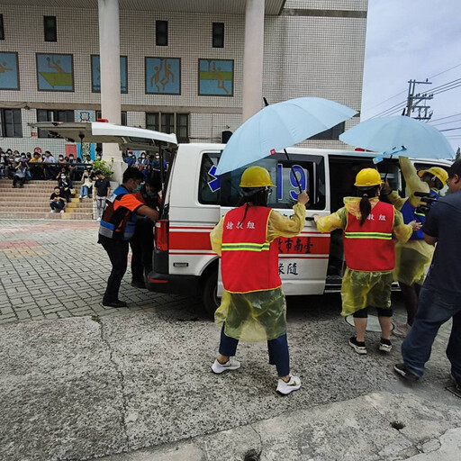強化防汛整備及應變 南市教育局辦理校園颱洪防汛示範觀摩演練