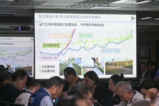 桃市「雙百計畫」推進自行車通勤路網 張善政：結合公共運輸打造低碳出行