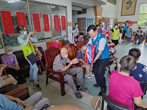 白河榮家感謝雲林榮服處端節贈愛心物資 關懷住民長輩