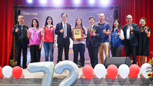 桃園高中畢業典禮 張善政「同框」李洋期勉學子厚植多元實力