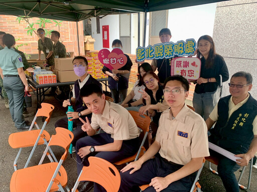 彰化榮服處以行動傳遞溫暖 挽袖捐熱血展愛心