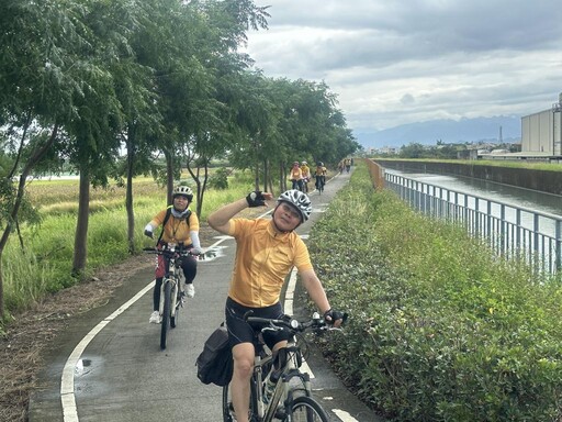 西拉雅風管處攜手自行車好友接力橫跨山海圳大圳之路至台江內海