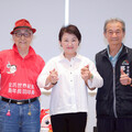 他們都是台中人！表揚世壯運高齡選手林友茂、鄭清榮 盧秀燕致贈「金牌人生卡」