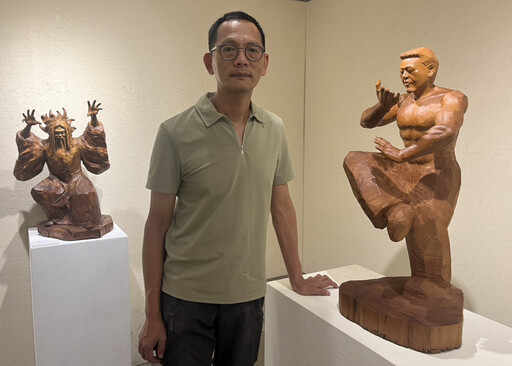 功夫俠客-林進昌木雕個展