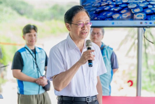 許厝港濕地南岸景觀工程竣工 張善政邀市民體驗自然人文新風貌