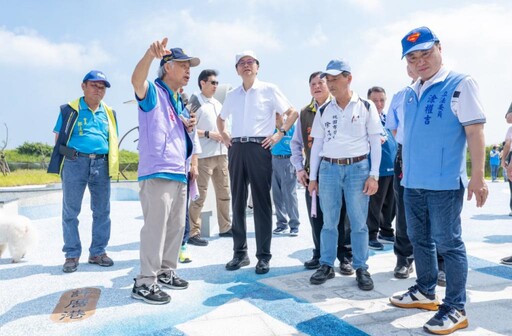 許厝港濕地南岸景觀工程竣工 張善政邀市民體驗自然人文新風貌