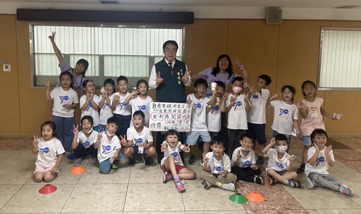 台南幼兒園實作活動樂趣多,市長參與同歡