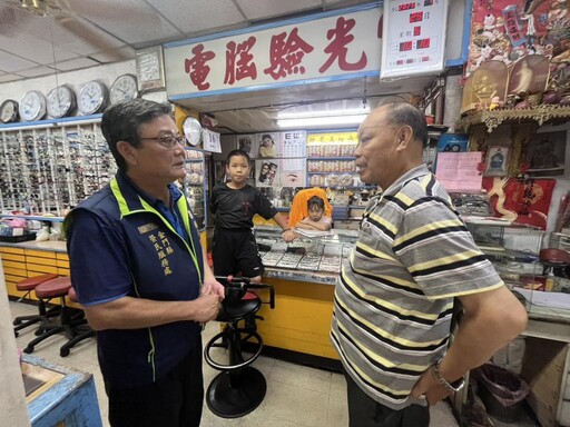 劉信義率榮服處拜訪鐘錶眼鏡業李福山 共同守護榮民健康