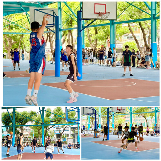 台中青中心3x3籃球賽 揪200青少年熱力尬球技