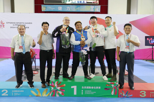 台中之光!台中114年傑出運動選手楊森 成都世運會破世界紀錄勇奪金牌