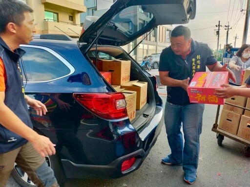 彰化榮服處感謝招福宮送愛榮民眷 中元善念化祝福